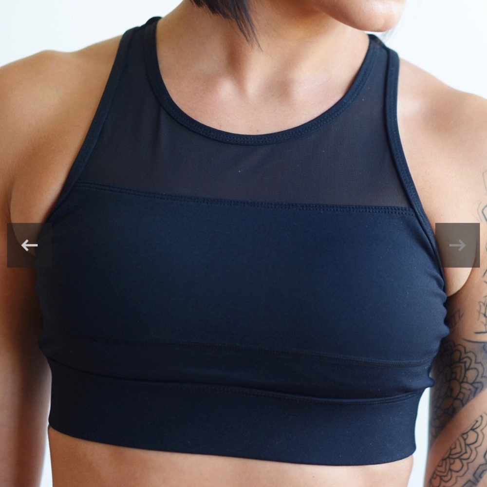 XL NWOT Zyia Black All Star Bra